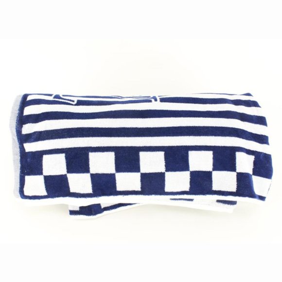 Louis Vuitton Navy Stripe LV Graphical Beach Towel 82LZ525S - Picture 8 of 12